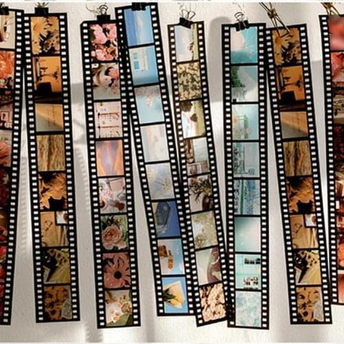 PET Landscape Pattern Tape Art Film Series DIY Scrapbooking Hand Account Decorative Stickers Adhesive Tape Stationery Supplies