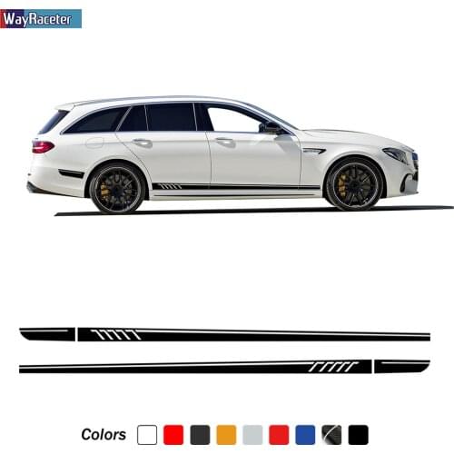 2 Pcs Edition 507 Side Stripes Sitkcer Decal For Mercedes Benz E Class W213 E53 E43 E63 AMG S213 A238 C238 E300 E350 Accessories