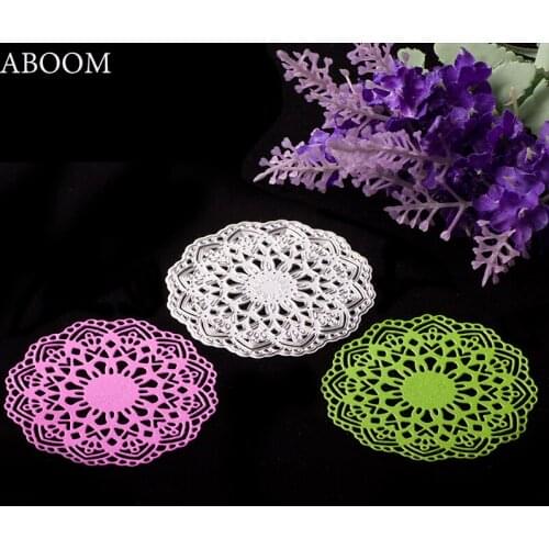 ABOOM New Flower Metal Die Cut Cutting Dies Scrapbooking Embossing Folder Suit Handmade Craft Paper Card Making Die Cut Template