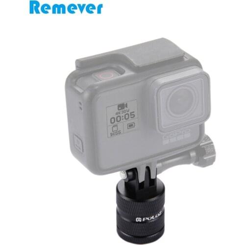 New Aluminum Alloy 360 Degree Panoramic Tripod Head Base for Tripod Monopod Gimbal Adaptor for Gopro SJcam Action Cameras