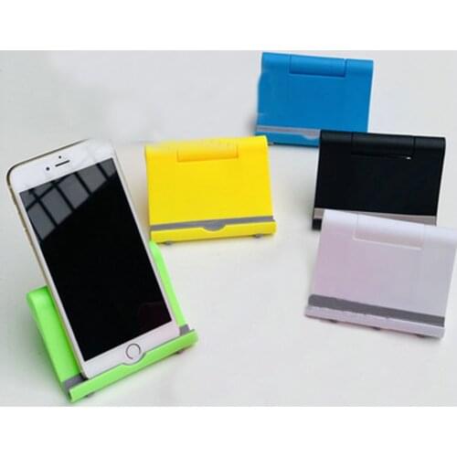 UIGO Mobile Phone Desktop Stand Simple Mobile Phone Tablet Stand Lazy Desktop Foldable Portable Mobile Phone Stand for iphone 12