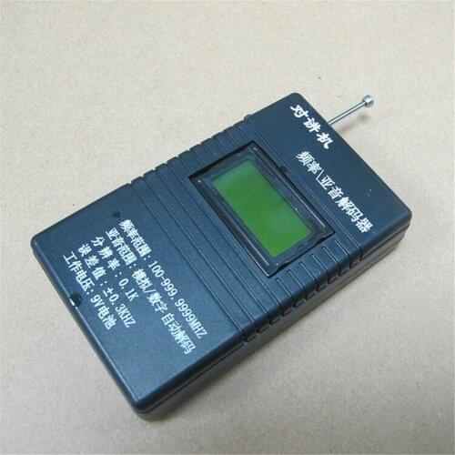 RK560 Walkie-Talkie Test Survey Frequency Measure Analog Subtone Digital Dumbness Decoder J0035 100-10000 MHZfor Radio