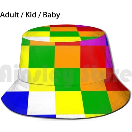 Aymara People Flag Sun Hat Foldable UV Protection Country Flag Emblem Symbol Nation Identity Region Geography State