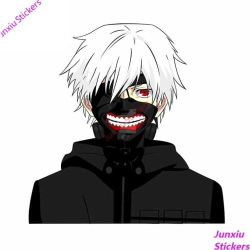 Tokyo Ghoul Car Stickers Laptop Decals Cover Scratches Campervan Graffiti Occlusion Scratch Sunscreen Accessories KK13*13cm