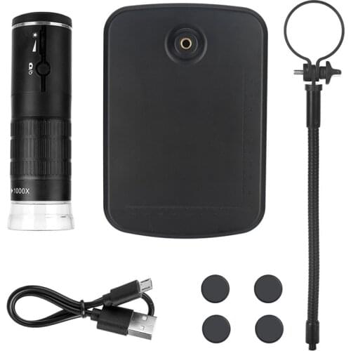 WiFi USB Digital Microscope HD 1080P 1000X Microscope Mobile Phone Microscope Camera for Smartphone PCB Inspection Tools