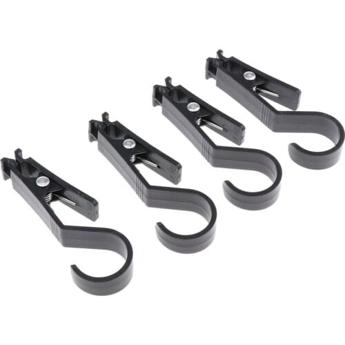 4 Pieces Outdoor Camping Awning Tent Clips Clasp Towels & Cups Hanging Hooks