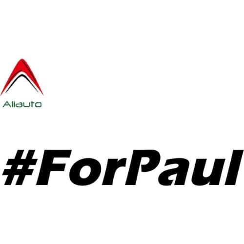 Aliauto Personality Car Sticker for Paul Wolaker Fast and Furious Vinyl Accessories Reflective Creative Decal,12cm*1cm