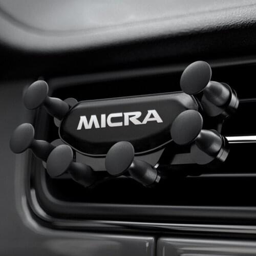 Car Mobile Phone Holder Air Vent Mount Stand No Magnetic Cell Phone Holder for Nissan Micra K11 K12 K13 K14 Accessories