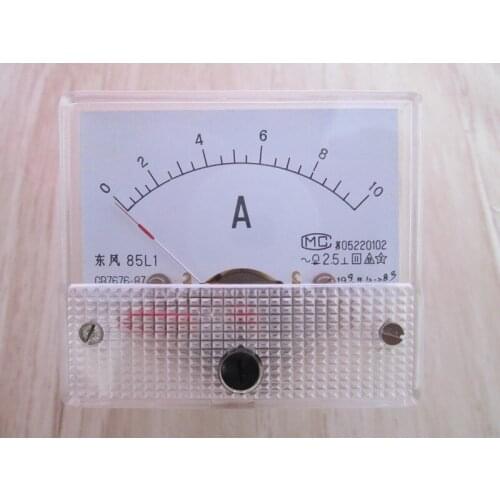 Free shipping 85L1 series 0-10A AC Ammeter ampere meter generator voltmeter 64x56mm suit for all the generator