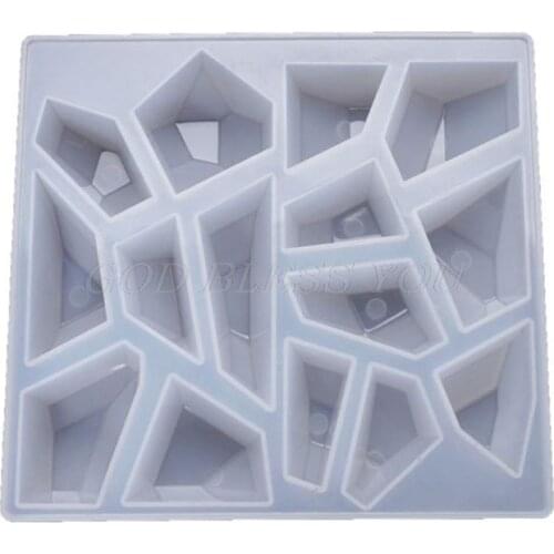 Crystal Epoxy Resin Mold Irregular Stones Casting Silicone Mould Handmade DIY Crafts Ornaments Making Tools Drop Shipping