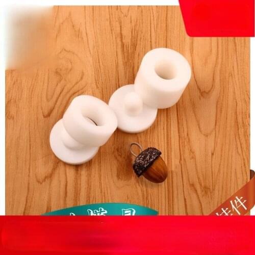 Handmade leather diy tools vegetable tanned leather acorn round leather bell mold resin shaping leather carving abrasive tools