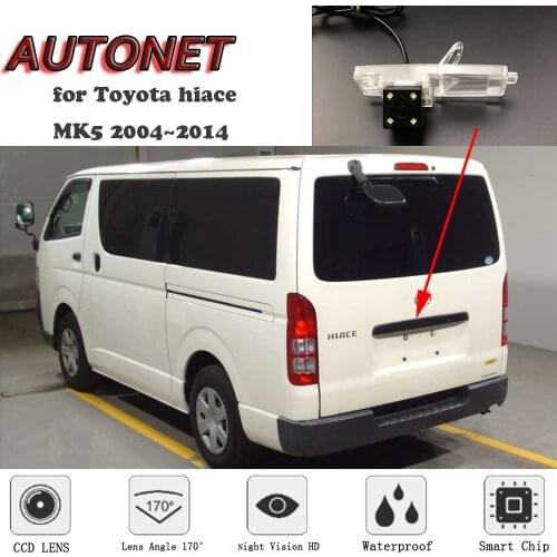 AUTONET camera For Toyota Hiace H200 Commuter RegiusAce Ses'fikile Ventury Quantum MK5 2004~2014 Backup Rear View camera