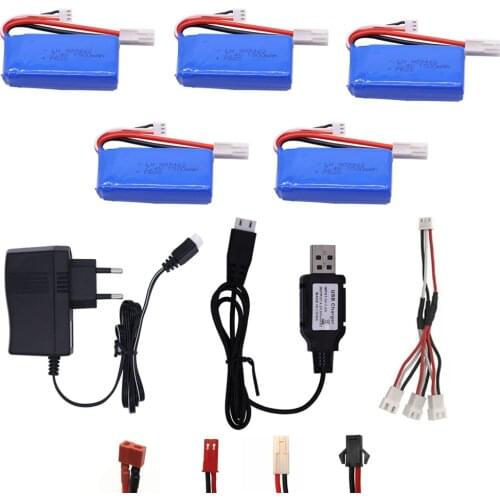 7.4V 1500mAh lipo battery 903462 JST/SM/T/EL-2P PLUG and Charger set For FT009 RC Boat 12428 Lipo battery 2S 7.4V RC toy battery