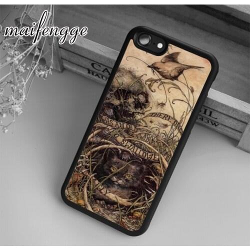 Maifengge Alternative Horror Scary Skull Art Case For iPhone 5 6 7 8 plus 11 12 Pro X XR XS Max Samsung Galaxy S7edge S8 S9 S8