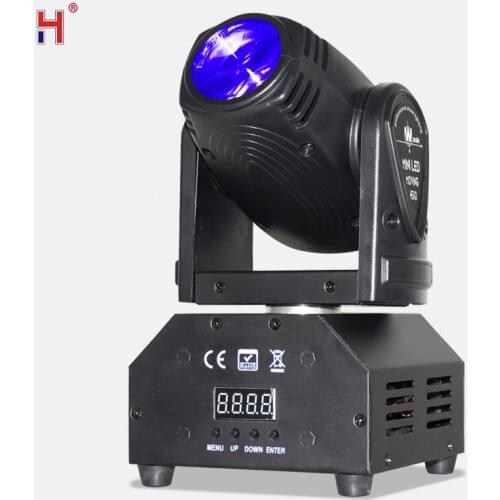 Mini LED 10W Spot Beam Moving Head Light Lyre Stage Light Professional