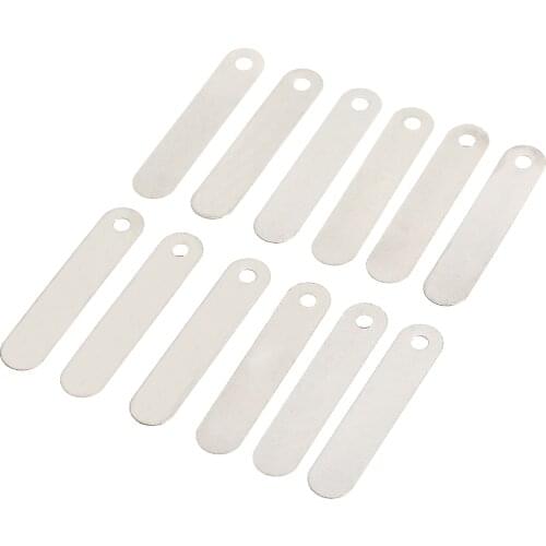 100pcs Nickel Plated Solder Tab 2.5*0.5cm for Sub C 14500 18650 Rechargeable Battery Cell for Connecting Conductive Sheet