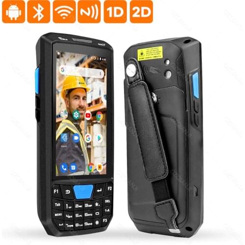 New Android 8 PDA Rugged Handheld Terminal Data Collector Terminal Wireless 1D 2D QR Laser Barcode Scanner Reader Terminal 4G