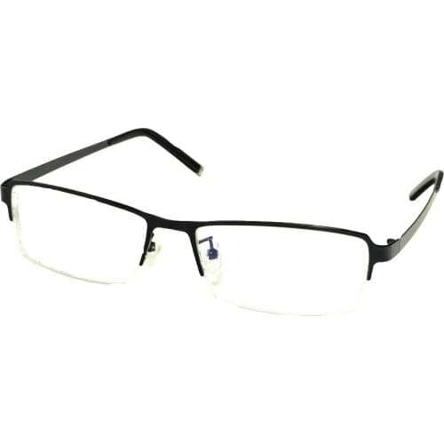 Retro Reading Glasses Rectangular Blu Metal Frame Optical Eyeglasses for Men Women Ultralight Business+1 +1.5 +2 +2.5+3 +3.5 +4