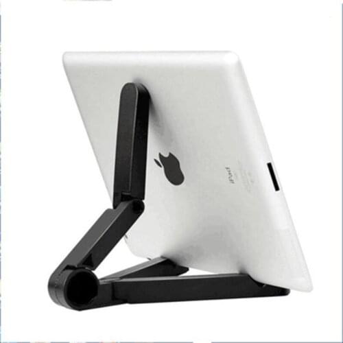 Plastic Foldable Adjustable Angle Lazy Universal Stent Stand Bracket Triangle Support Holder Tablet Mount for IPad Tablets