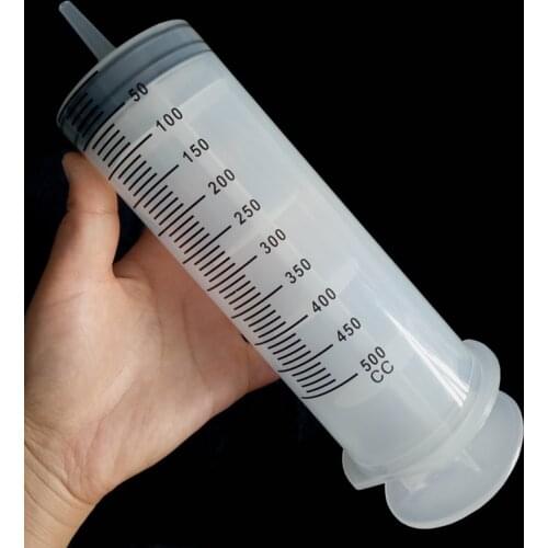 500ml extra large large size large capacity plastic syringe pumping oil dispensing enema