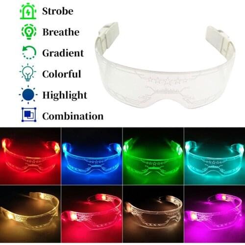 LED Luminous Glasses Colorful Glowing Glasses
