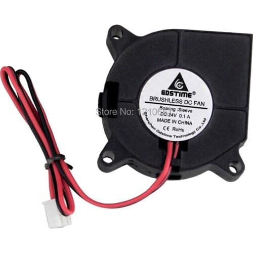 1PCS DC Cooling Blower Fan 24V 2Pin 40mm 40x20mm 4cm Sleeve Bearing