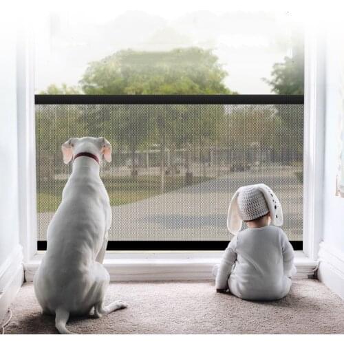 Dog Magic Gate Ingenious Mesh Dog Fence for Indoor and Outdoor Safe Pet Dog Gate Safety Enclosure Pet Supplies Dropshipping