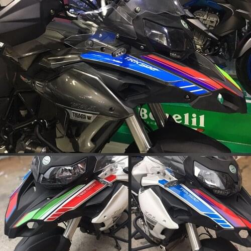 High quality Motorcycle Decals Stickers Decal Raised Tank Decals For Benelli TRK502 TRK 502