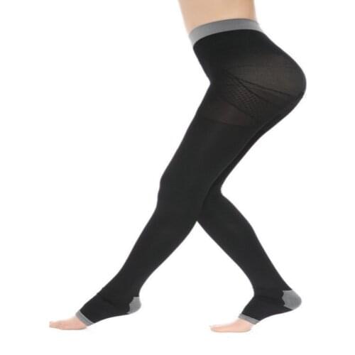 YY1420 New Style womens pantyhose sleep air-conditioned night leggings thin legs sculpted Black/purple/pink/sky blue get fit