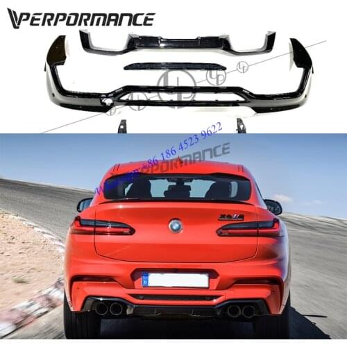 G02 X4M rear diffuser for x4 g02 2019y PP material rear lip M style diffuser for X4 G02