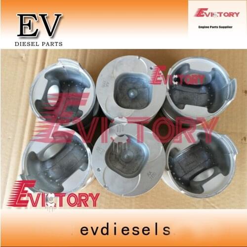 For Isuzu 6BD1 engine overhaul parts 6BD1T piston + ring +compelete cylinder head gasket kit