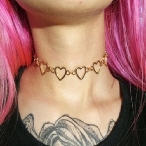 Women Necklace Designer Creative Simple Design Ladies Love Necklace Choker Jewelry Necklace For Women Birthday Gift Collares