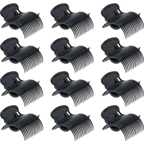 12pcs Salon Hot Roller Hair Dye Perm Insulation Clips Hair Curler Claw Hair Care Clamps For Women Hairdressing Styling Tools
