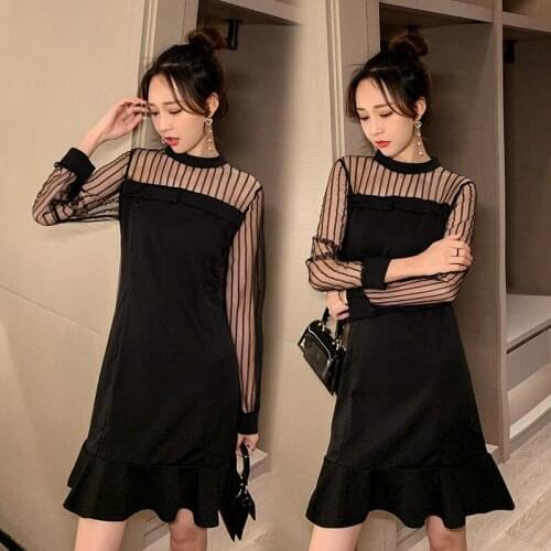 1802# Maternity Clothes postpartum nursing thin Long Sleeves Easy Matching Loose Stylish Dress Pregnancy Clothes