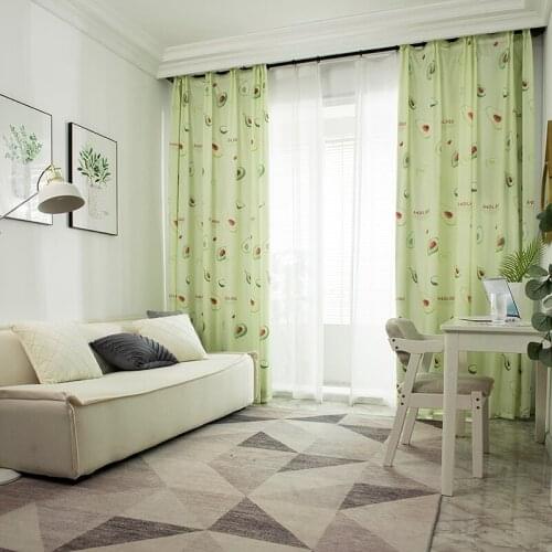 2020 New Modern Blackout Curtains Tropical Forest Palm Leaf Print Shading Curtains For Living Dining Room Bedroom