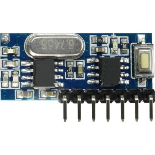 433M superheterodyne wireless radio frequency remote control receiving and transmitting module with decoding