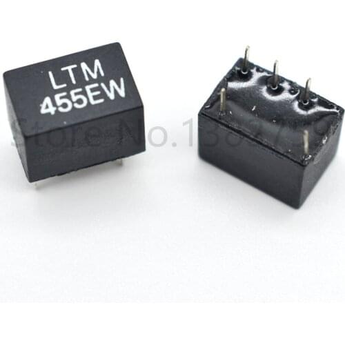 5pcs Intercom In-line ceramic filter LTM455EW 2+3 5 feet 455KHZ