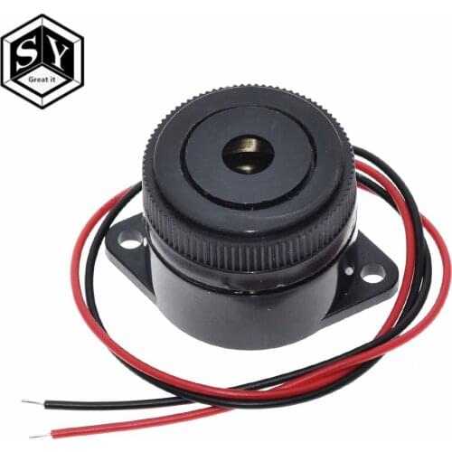 GREAT IT QSI-2910 90DB buzzer 29.5x24.5mm DC 12V Active piezoelectric buzzer Continuous sound for arduino