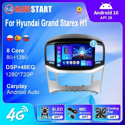 OKNAVI Autoradio Smart Car Radio for Hyundai Grand Starex H1 2015 2016 2017 2018 support Bluetooth DSP Carplay Accessories Frame