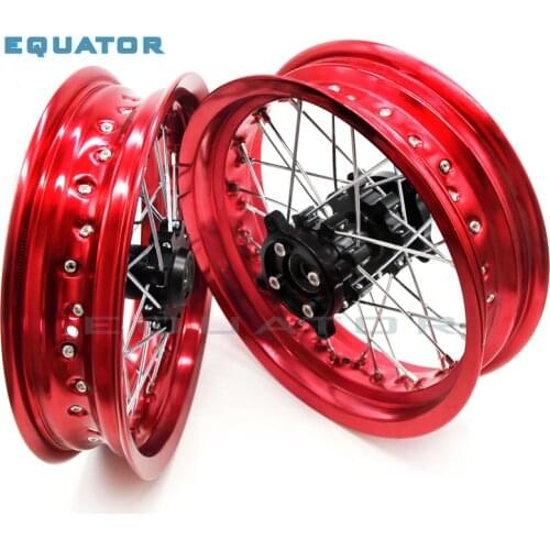 Motorcycle Rims 15mm hole 2.50*12" 2.5x12" inch & 3.00* 12" 3.00x12" inch wheel rim whit CNC hub for CRF Kayo BSE Apollo