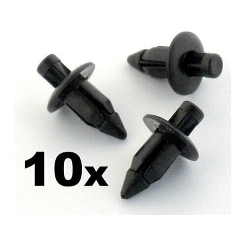 For Clavijas Caneadas Plastico 6mm x 10 para Moto For Honda For Yamaha For Suzuki For Kawasaki