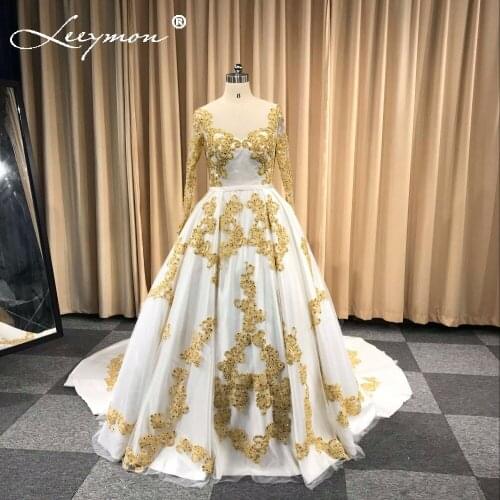 Dlynmoo Wedding Dresses With A Train