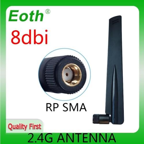 2.4GHz wifi antenna real 8dBi Aerial RP-SMA Connector antena 2.4ghz antenne wi fi 2.4g antenas wi-fi antennas Wireless Router