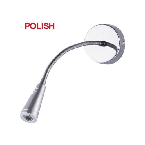 Led Flexible Wall Lamp Bathroom Mirror Led Light 3W Wall Lighting For Living Room Switch Optional