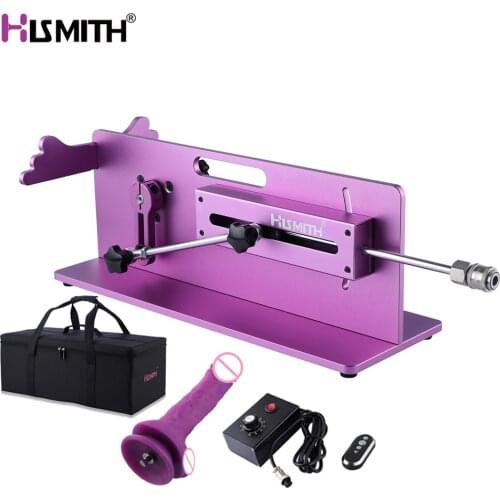 HISMITH Intelligent APP Remote Control Vibration KlicLok System Sex Machine Light Weight Travel Handbag Thrusting For Women