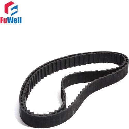 L Type Black Rubber Pulley Belt Closed Loop Timing Belt 12.7/15/20/25/30/38mm Belt Width 750L/770L/804L//817L Transmission Belt