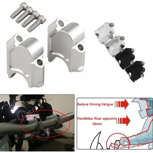 Motorcycles CNC Accessories Alumnium Handle Bar Riser Mount Clapms For F800R 2015-2017 F800GT 2013-2017 F800GS 2008-2017