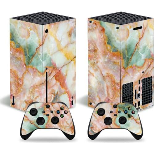 Marble design for xbox series X Skin sticker for xbox series X pvc skins for xbox series X vinyl sticker