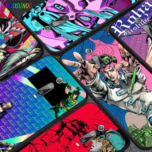 JoJo bizarre adventure For Xiaomi Redmi 4X 5 5A 6 6A 7 7A K20 8 8A GO 10X Plus Pro (4G/5G) Silicone Soft Black Phone Case