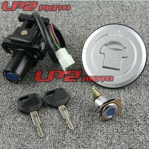 Ignition Switch Fuel Gas Cap Seat Lock Key Set For Honda Hornet CB250 CB250F (4 Wires) FMX650 05-06 2005 2006